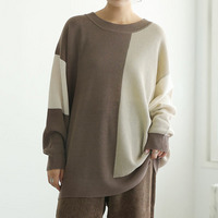 洗練着映え 大人の配色 華奢魅せ ゆるニット