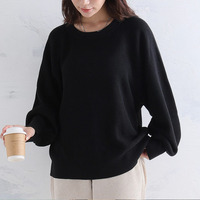 短丈でスタイルアップ トレンドが決まる 畦ニット