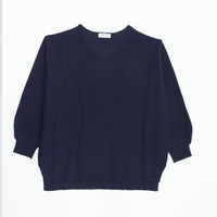 カラーで遊ぶ! 欲しかった理想の厚み 美人 畦編み 針抜き ゆるニット チュニック