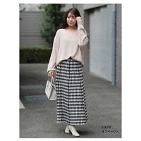 【再入荷】カラーで遊ぶ! 欲しかった理想の厚み 美人 畦編み 針抜き ゆるニット チュニック