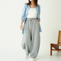 着ぶくれ回避のダンボール素材 2丈から選べる カーブパンツ