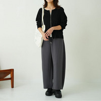 着ぶくれ回避のダンボール素材 2丈から選べる カーブパンツ