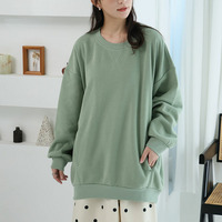 ハピぽか裏起毛 2デザインから選べる ゆったりトレーナー・パーカー 毛玉になりにくい