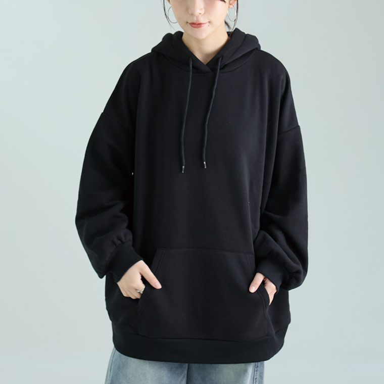 ハピぽか裏起毛 2デザインから選べる ゆったりトレーナー・パーカー 毛玉になりにくい1