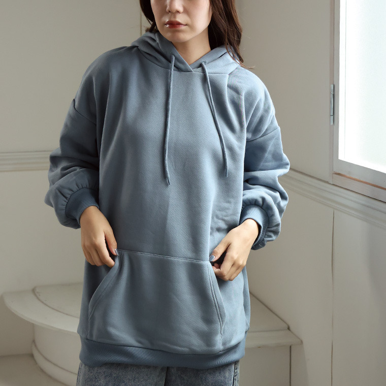 ハピぽか裏起毛 2デザインから選べる ゆったりトレーナー・パーカー 毛玉になりにくい1