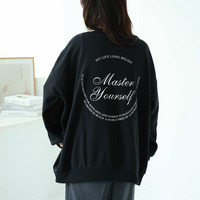 ハピぽか裏起毛 2デザインから選べる ロゴトレーナー 毛玉になりにくい