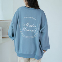 ハピぽか裏起毛 2デザインから選べる ロゴトレーナー 毛玉になりにくい