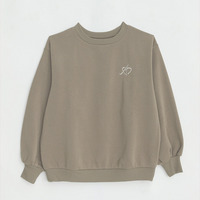 ハピぽか裏起毛 2デザインから選べる 刺繍トレーナー 毛玉になりにくい