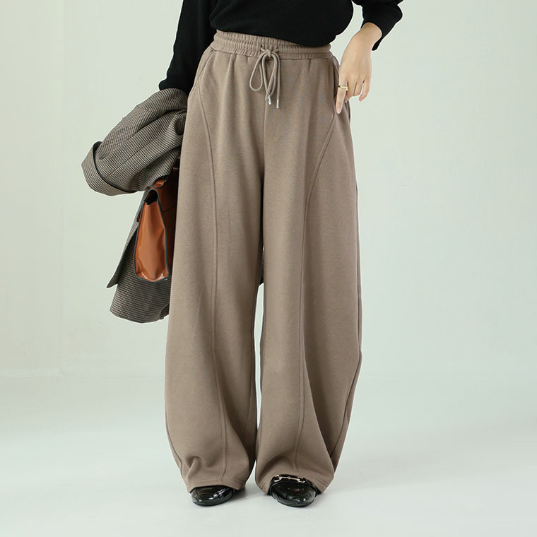 ハピぽか裏起毛 2丈から選ぶ カーブパンツ 毛玉になりにくい1