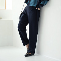 タイツいらずで下半身ぽかぽか！ 2丈から選べる テーパードパンツ