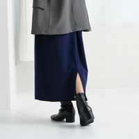 腰の張りを拾わない カラーで楽しむ タイトスカート 裏起毛バージョン