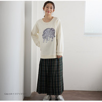 ネコ 裏起毛 プルオーバー オノマイ Ono Mai トレーナー スウェット やんのかネコ しがみつきネコ