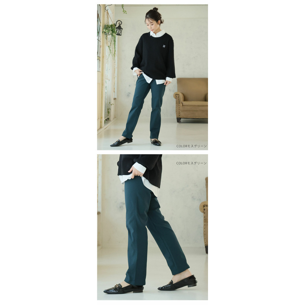 楽・暖・美脚! スマートフィットシルエット ストレッチ 裏起毛 パンツ あったか16