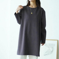 スゴ!裏ワザ!冬でも汗さら なめらか＆蒸れ知らず 体型カバー チュニック