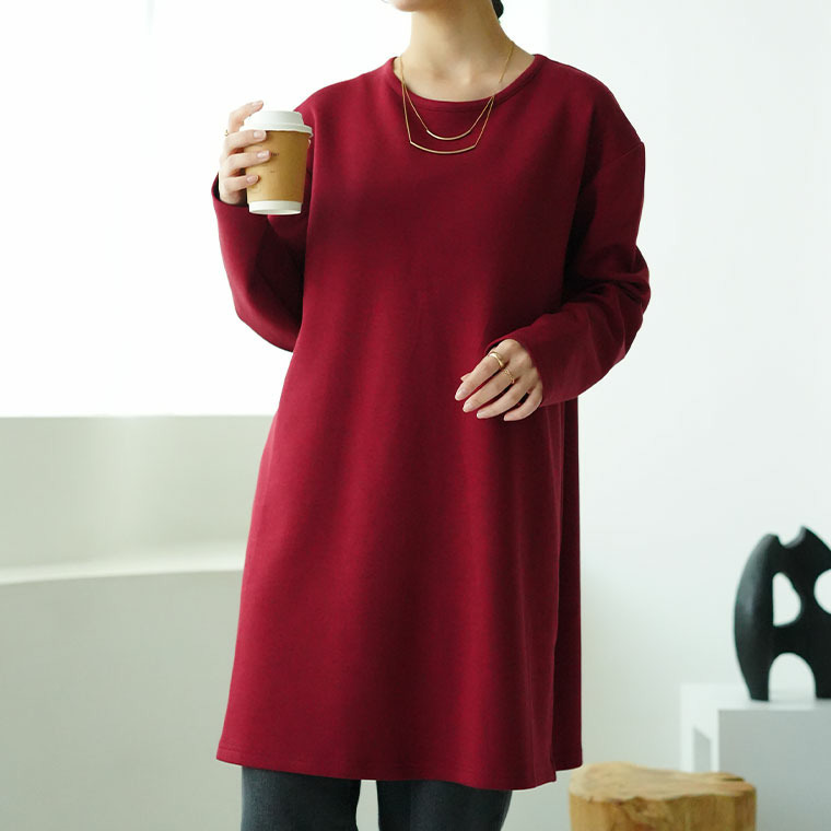 スゴ!裏ワザ!冬でも汗さら なめらか&蒸れ知らず 体型カバー チュニック1