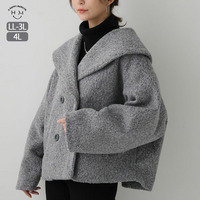 ウールリングニット セーラー カラーコート