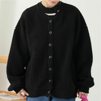 軽くて気軽な カルアウター ボア 無地 レオパード