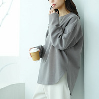 スゴ!裏ワザ!冬でも汗さら なめらか＆蒸れ知らず 裾ラウンドロンT