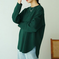 スゴ!裏ワザ!冬でも汗さら なめらか＆蒸れ知らず 裾ラウンドロンT