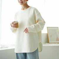 スゴ!裏ワザ!冬でも汗さら なめらか＆蒸れ知らず 裾ラウンドロンT