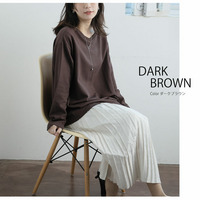 前身切替え 裾タック プルオーバー 吸水速乾