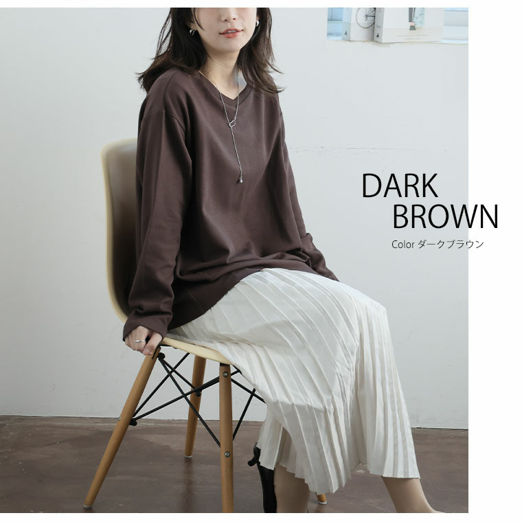 前身切替え 裾タック プルオーバー 吸水速乾1