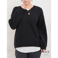 メルティフェザー Vネック プルオーバー