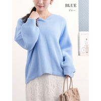 メルティフェザー Vネック プルオーバー