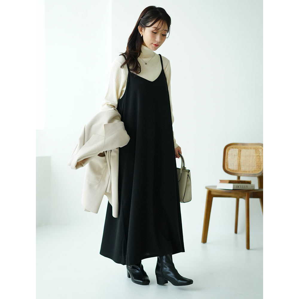 ”楽かわ”シリーズ! 着やすさ重視の 万能 キャミワンピ10