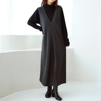 ”楽かわ”シリーズ! スッキリ見せつつ楽ちん叶う 優秀 タックジャンスカ