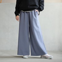 スゴ！裏ワザ！ 冬でも汗さら なめらか＆蒸れ知らず 2丈から選べる ゆるワイドパンツ ストレートパンツ