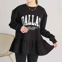 スゴ！裏ワザ！冬でも汗さら なめらか＆蒸れ知らず プリント フレア ティアード チュニック