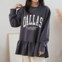 スゴ！裏ワザ！冬でも汗さら なめらか＆蒸れ知らず プリント フレア ティアード チュニック