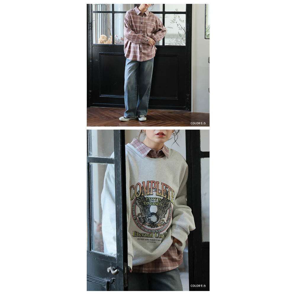 脱・我慢! 蒸れない 重ね着いらずのあったか ベーシック チェックシャツ20