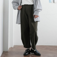 ナチュラルカラーで春気分 ゆるっと楽ちん コクーンパンツ