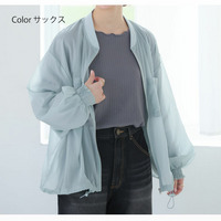 シアー ブルゾン