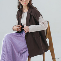 楽キレイシリーズ ダブルボタン ジレ