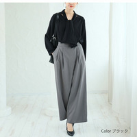 アレンジ可能 スカーフタイ ブラウス