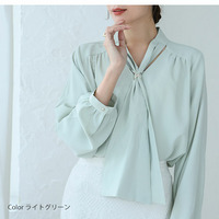 アレンジ可能 スカーフタイ ブラウス