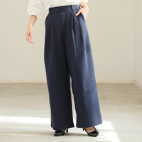 選べる2丈 ツータック 美脚 ストレートパンツ