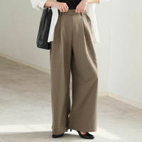 選べる2丈 ツータック 美脚 ストレートパンツ