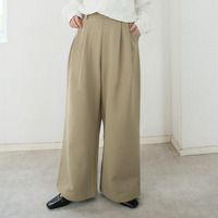 選べる2丈 ツータック 美脚 ストレートパンツ