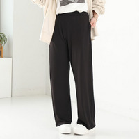 丈が選べる！ さらっとろ リブ イージーパンツ