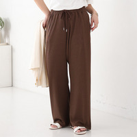 丈が選べる！ さらっとろ ランダム リブ イージーパンツ