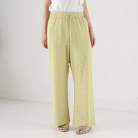 丈が選べる！ さらっとろ ランダム リブ イージーパンツ