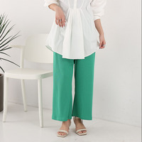 丈が選べる！ さらっとろ ランダム リブ イージーパンツ