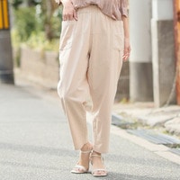  新色追加!! コットン100％ ウエストゴム+紐 サルエルパンツ