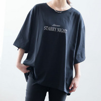 スゴっ！裏技 実は裏から冷やしてます 選べるプリント プレーティングセミシルケット天竺 ゆるシルエット Tシャツ