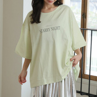 スゴっ！裏技 実は裏から冷やしてます 選べるプリント プレーティングセミシルケット天竺 ゆるシルエット Tシャツ