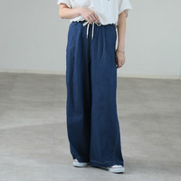 <楽してトレンドが叶う イージーデニム ワイドパンツ> 夏に快適! マリリン史上「最軽」夏パンツ完成